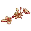 Botones de Cheongsam, Cresta de Gallo, Ramas de Flor de Ciruelo, Flores, Botones Tejidos a Mano, Estilo Étnico Dinastía Han, Traje Tang, Botones Decorativos