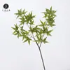 Venda Direta da Fábrica: Folhas de Bordo Artificiais de 77cm com Textura Realista, Adequadas para Projetos de Paisagismo Ecológico, Paisagismo com Plantas Verdes, Decoração de Casa e Arranjos Florais
