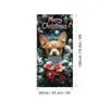 Mais Vendido Internacional da Amazon: Banner de Porta de Natal, Bandeira de Natal Personalizável, Fundo para Fotografia, Decorações de Festa de Inverno
