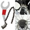 Herramienta de reparación de bicicletas, extracción del eje central, extracción del volante, extracción de la cadena, extracción de la manivela, herramienta multifunción