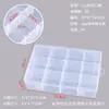 10 Compartimentos, 15 Compartimentos, 16 Compartimentos, 36 Compartimentos Caja de Almacenamiento Desmontable para Joyería, Juguetes, Cuentas Caja de Almacenamiento para Ferretería Caja de Plástico Transparente