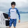 2025 Popular Roupa de Mergulho Dividida Manga Longa Calça Longa Roupa de Banho Secagem Rápida Casal Homens e Mulheres Roupa de Água-viva Roupa de Snorkel Roupa de Banho