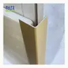Fabricante de Comercio Exterior Línea de Esquina para Azulejo Impermeable y a Prueba de Óxido Moldura para Azulejo Tira de Borde de Aleación de Aluminio Tira de Cierre Metálica