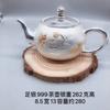 Olla de Plata de Loto Chapada en Oro Tetera de Plata de Ley Juego de Té Juego de Té traje Pie de Plata 999 Tetera Hecha a Mano