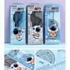Suministrado Directamente por el Fabricante, Set de Reglas de Dibujos Animados para Estudiantes, Papelería Linda para Niños, Set de Reglas Multifuncional, Escuadra, Transportador, Regla