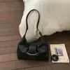 Bolsa Retrô Simples de Grande Capacidade, Bolsa de Ombro Casual da Moda, Nova Tendência Primavera 2026 Bolsa Pequena Quadrada Transversal Feminina