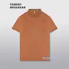 2025 Moda Tendencia Camiseta de Manga Corta Solona para Hombre Verano Transpirable Cómoda Simple Camisa Polo Cuello Solapa Top