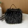 Bolsos de Peluche para Otoño e Invierno para Mujer, Bolsos de Hombro y Cruzados de Moda de Gama Alta, Bolsos de Piel Sintética, Venta al por Mayor Transfronteriza