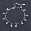 Qiao Lanxuan Joyería Joyería de Plata Imitación Pulsera Sencilla de Cuatro Hojas para Mujer Joyería Joyería al por Mayor Joyería de Moda de Plata Lisa