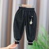 Comércio Exterior Novas Calças para Meninas Primavera e Outono Roupa Exterior Calças de Moletom Infantis Outono Calças Casuais Esportivas Infantis Calças para Bebês Meninas