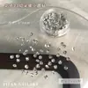 Rhinestones Redondos con Base Puntiaguda de 33 Caras Hua Zi, Decoraciones para Uñas, Rhinestones de Cristal K9 Multifacéticos Súper Brillantes, Accesorios para Uñas