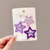 Pinzas para el pelo de niños que no dañan el pelo, lindas pinzas BB de estrella de cinco puntas para niñas, pasadores para flequillos y patillas, accesorios para el pelo de bebé