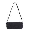 Bolsa Porta-Canetas de Moda de Nicho para Mulheres 2025 Nova Outono Cor Sólida Bolsa de Mão High-End Ombro Único Transversal Bolsa Tendência