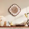 Relógio de Mesa Estilo Madeira Vintage, Relógio de Mesa, Relógio de Parede para Sala de Estar, Decoração de Relógio Retrô, Pendente de Parede de Nicho