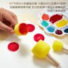 Materiales de Arte para Niños Pincel de Esponja Redondo Herramientas de Pintura Graffiti Sello Cabeza de Hongo Jardín de Niños DIY Pintura Frotada