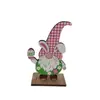 Ovos de Páscoa de Madeira Esculpida Artesanato Coelhinho da Páscoa Enfeites Decoração de Presente de Natal DIY Feito à Mão