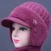 Gorros de Punto para Adultos Mayores para Otoño e Invierno, Gorros de Lana para Madres, Señoras Mayores y Abuelas para Prevenir el Frío y Mantener Calientes, Gorros de Algodón Tejidos