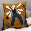 Funda de Almohada Impresionista Artística Cojín Lumbar con Estampado Abstracto de Picasso, Cojín Decorativo para Sofá Estilo Europeo