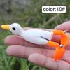 Isca Artificial Flutuante Pato Luya Isca de Pesca 12g/9,5cm Biônica Isca Falsa Rotação Garatéia Preta Thunderfrog