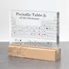 Modelo Físico 3D de la Tabla Periódica de los Elementos para Química de Secundaria - Regalo Práctico para el Día del Maestro, Decoración de Estudio, Adorno de Escritorio