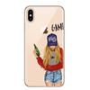Adecuado para Funda de Teléfono Móvil Iphone15 Exportación Xsmax Moda Pintado a Mano Funda de Niña