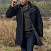 En Stock Transfronterizo Otoño e Invierno para Hombre Comercio Exterior para Hombre Abrigo de Borrego de Longitud Media Chaqueta de Lana de Moda para Hombre Hombre