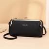 Bolsos para Mujer 2023 Nuevo Bolso para Teléfono Móvil Cruzado Multifuncional de Cuero PU Bolso de Noche Bolso de Hombro Moderno con Textura de Guijarros