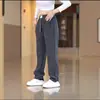 Pantalones Casuales Forrados de Felpa de Otoño e Invierno Nuevos Pantalones Rectos Holgados para Hombre 2025 Moda Deportiva Elegantes Pantalones Largos de Cintura Elástica