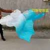 Abanico de Baile Carpa Koi Copia Abanico Largo de Seda Rojo Degradado Abanico de Baile Cuadrado Yangko Adulto Danza del Vientre Performance Abanico Largo