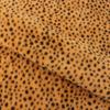 En Stock Visón Europeo Estampado Animal Tela de Piel High-Low Pequeño Visón Europeo Estampado Leopardo Tela para Bolsos de Peluche