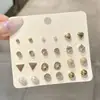 Conjunto de Brincos de Pérola para Mulheres, Presilhas de Borboleta de Alta Qualidade Atacado, Brincos Simples e Elegantes, Novo Modelo 2025, Acessórios de Orelha Compactos