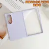 Adecuado para Samsung Zfold 20% de descuento Funda para Teléfono Plegable Ipduo Ultra-Delgada Tipo Piel Mate Color Sólido PC Cubierta Protectora de Pantalla Plegable