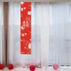 Habitación de Boda Diseño de Casa Nueva Sentido de Alto Nivel traje Personaje Feliz Banner de Tela Colgante Decoración de Boda Sala de Estar Colgante Flor para el Hogar