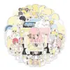 60 Piezas de Pegatinas de Chica Coreana de Dibujos Animados de Otoño Salvaje Decoración Transfronteriza Cuaderno Funda de Teléfono Pegatinas Impermeables Venta al por Mayor