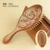 Peine Ovalado con Cojín de Aire tallado para dar volumen al cabello, Peine Portátil con Bolsa de Aire para Masaje del Cuero Cabelludo, Peine de Sándalo como Regalo
