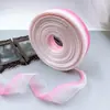 Cinta plana teñida sección línea 5 colores 2.53.8 degradado pétalo antiguo decoración lazo tocado cinta accesorios hechos a mano