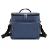 Bolsa de Almuerzo Transfronteriza Gran Capacidad Cuadrada Bolsa de Hielo Portátil de Mano Bolsa de Picnic Portátil Se Puede Cruzar Cuerpo Caja Aislada Caja de Almuerzo Bolsa Aislada