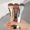 Novo Produto Transfronteiriço Pincel de Base em Formato de Língua Ultrafino Sem Marcas em Forma de Leque Pincel de Base Corretivo Pincel de Maquiagem Plano de Uma Linha Pincel Único