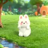 Enfeites de Micro Paisagismo, Coelhinhos de Desenho Animado, Decorações Fofas de Coelho para Jardinagem, Pequenos Acessórios de Resina para DIY de Desktop