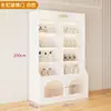 Vitrina de cosméticos, vitrina de uñas para salón de belleza, estante de productos para el cuidado de la piel con puerta de cristal, estante de múltiples niveles