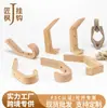 Ganchos personalizados creativos de madera maciza estilo nórdico para la pared detrás de la puerta de entrada, perchero para abrigos y sombreros, se puede grabar con un logo