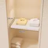 Estante de almacenamiento expandible sin taladro para armario, divisor multifuncional para ropa y bolsos dentro del gabinete