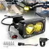 Luz de Trabalho LED Quadrada Transfronteiriça de 3 polegadas 20W Luz de Carro Holofote de Motocicleta Luz de Ré Inspeção Lateral de Caminhão