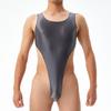 Brillo de Aceite Brillo Sedoso Perspectiva T Entrepierna Hombres Sexo Sexy Alta Elasticidad Talla Grande Pierna Alta Ropa Corporal Amazon 7138