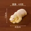 Rincón Pastoral Mascota Cachorro Lindo Gránulos Adorno de Resina Micro Paisajismo Jardinería Decoración DIY Escritorio Adorno Pequeño