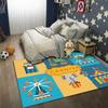 [Suporte para prova personalizada] tapete de chão amarelinha lavável espessado quarto antiderrapante desenho animado tapete de amarelinha