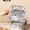 Fornecedor de Bandejas Especiais de Alumínio para Air Fryer, Tigela Redonda Quadrada Descartável de Alumínio, Bandeja de Alumínio para Churrasco