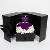 Caja de Regalo para el Día de San Valentín Transfronteriza Labial Rosa Collar Joyero Regalo de Cumpleaños Flor Eterna Caja de Regalo para Ventana Venta al por Mayor