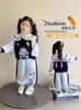 Traje Judy para Niñas Otoño 2025 Nuevo Moda para Niñas Sudadera de Conejo de Dibujos Animados Pantalones Deportivos Casuales Conjunto de Dos Piezas Moderno