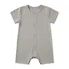Mono de Algodón Clase A Más Vendido de Amazon para Bebés, Mameluco Ligero de Verano con Mangas Cortas Estilo Boxeador, Ropa para Bebés, Body